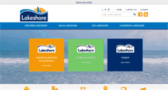 Desktop Screenshot of lakeshore.ca